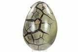 Septarian Dragon Egg Geode - Removable Section #134632-1
